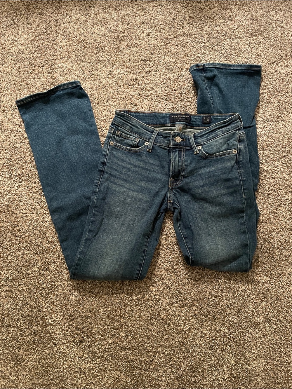 Lucky Brand Women's Jeans in Medium Blue Wash Sweet Boot